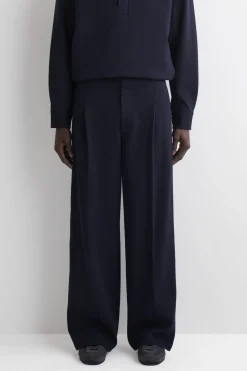 OVERSIZED WIDE-LEG JERSEY PANTS