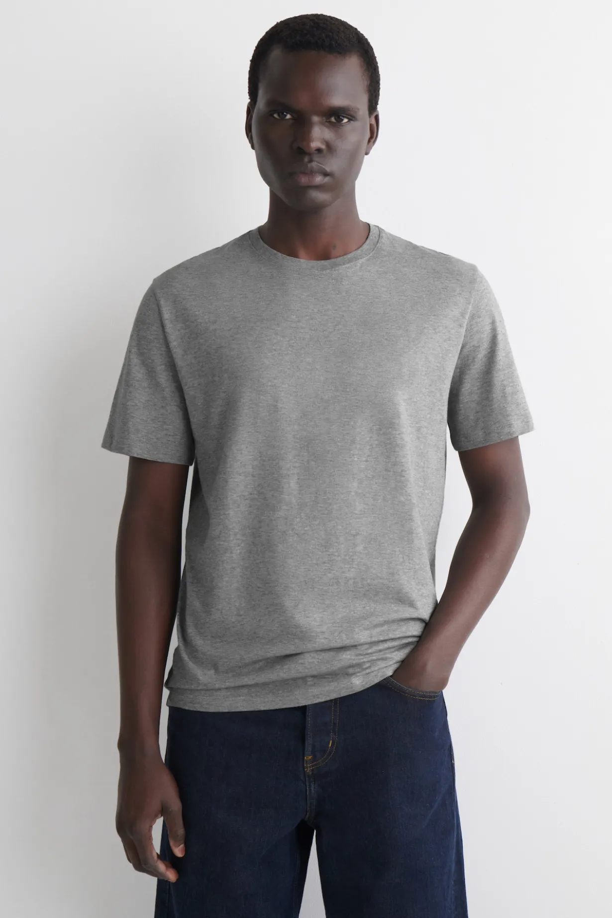 3-PACK COTTON CREW-NECK T-SHIRTS