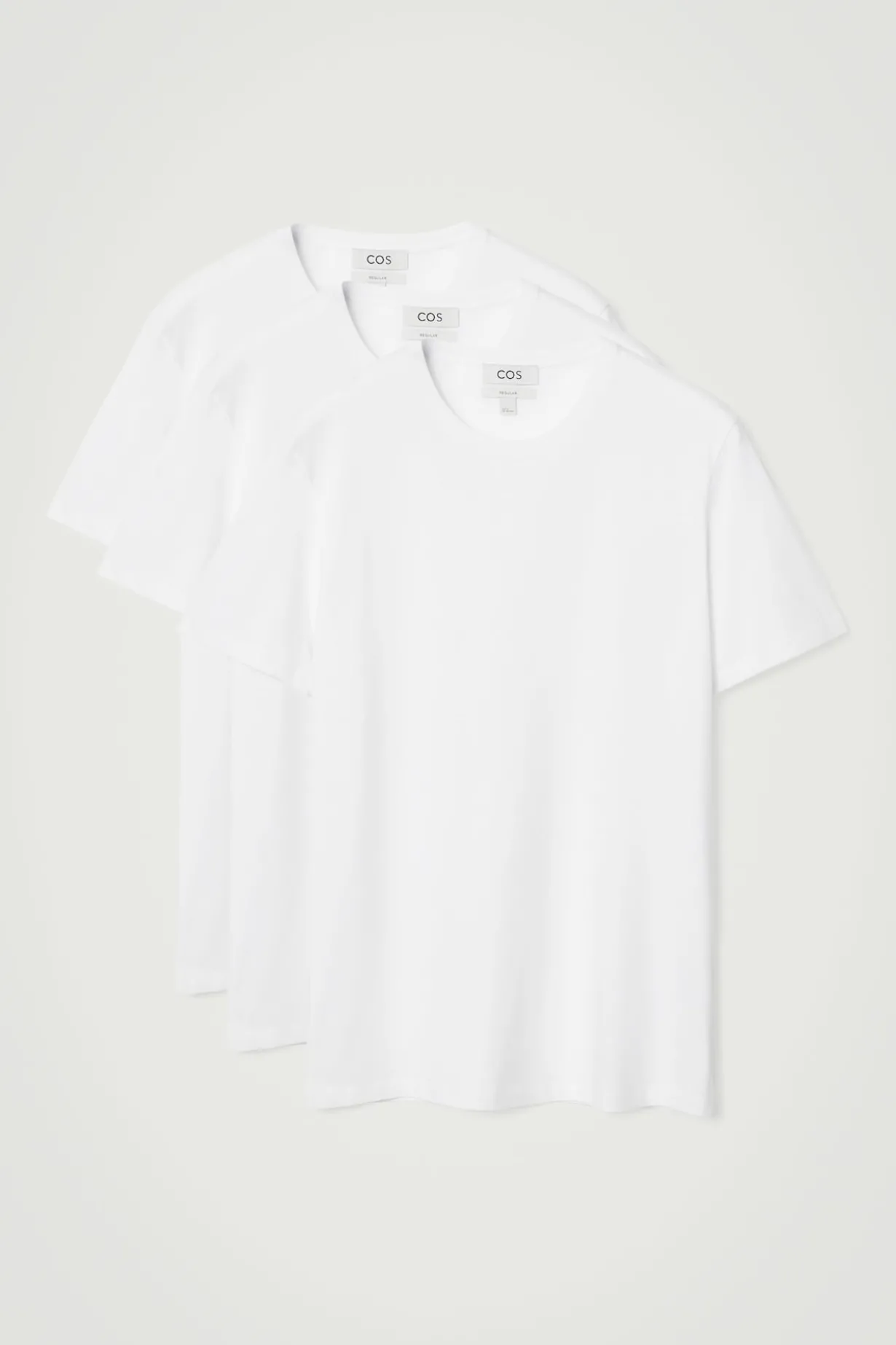 3-PACK COTTON CREW-NECK T-SHIRTS