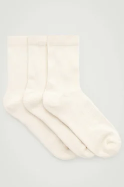 3-PACK RIBBED SPORT SOCKS