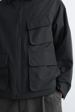 PADDED NYLON UTILITY JACKET
