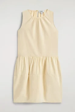 PANELED MINI DRESS