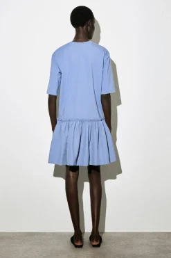 PANELLED DROPPED-WAIST MINI DRESS