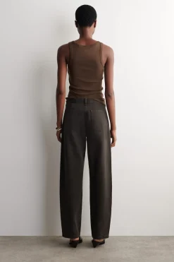PATCH-POCKET STRAIGHT-LEG JEANS