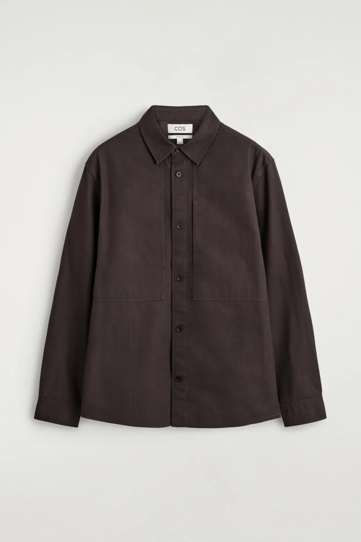 POCKET-DETAIL COTTON SHIRT