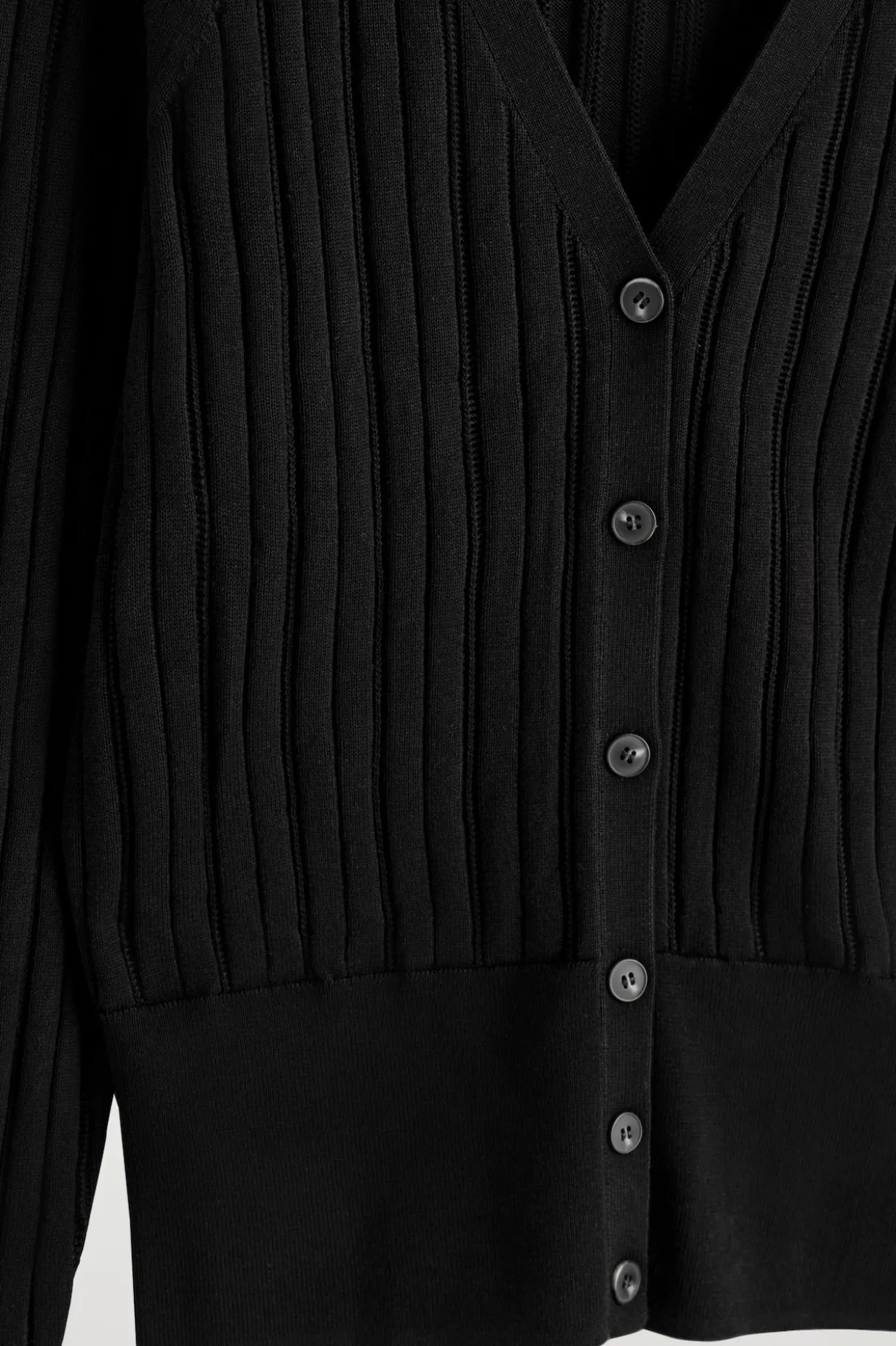 POINTELLE-KNIT COTTON CARDIGAN