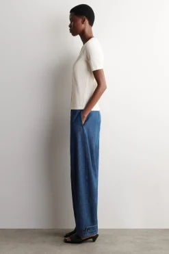 POINTELLE-KNIT SHORT-SLEVED CARDIGAN
