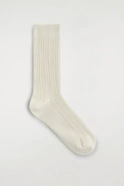 POINTELLE-KNIT SOCKS