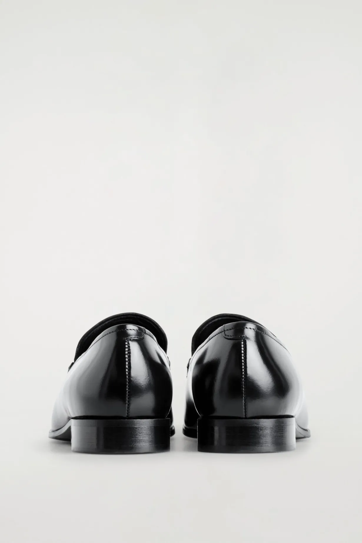 POLISHED-LEATHER LOAFERS