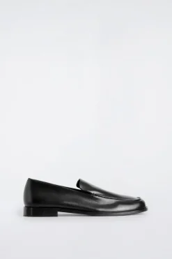 POLISHED-LEATHER LOAFERS