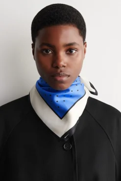 POLKA-DOT SILK SCARF