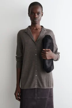 PURE CASHMERE CARDIGAN