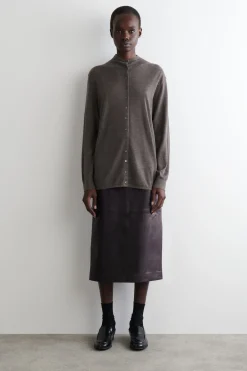 PURE CASHMERE CARDIGAN