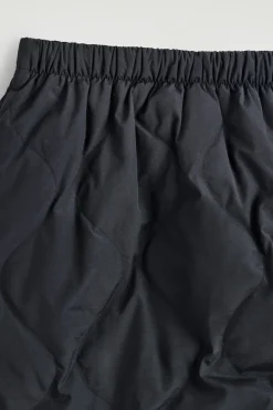 QUILTED DOWN MINI SKIRT