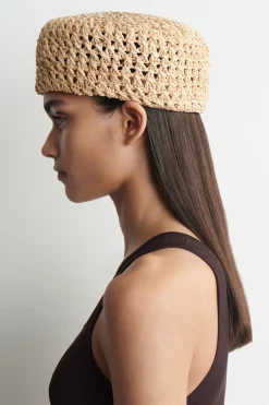 RAFFIA BERET