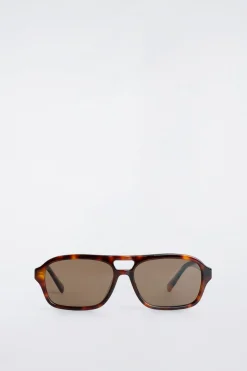 RECTANGULAR AVIATOR SUNGLASSES