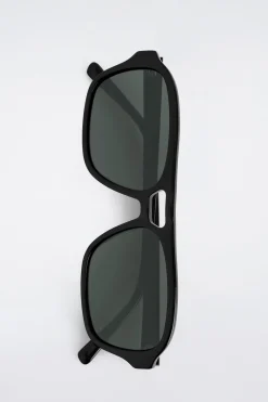 RECTANGULAR AVIATOR SUNGLASSES