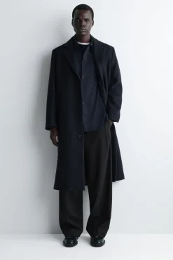 RELAXED BRUSHED COTTON-BLEND SHIRT