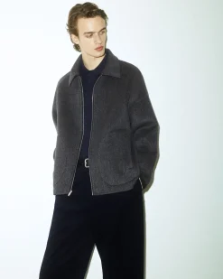 RELAXED BRUSHED COTTON-BLEND SHIRT
