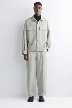 RELAXED COTTON OVERSHIRT
