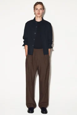 RELAXED COTTON-LINEN OVERSHIRT