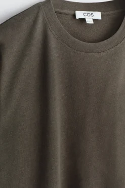 RELAXED COTTON-LINEN T-SHIRT