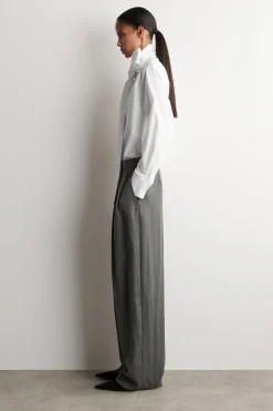RELAXED FLUID WIDE-LEG PANTS