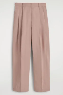 RELAXED FLUID WIDE-LEG PANTS