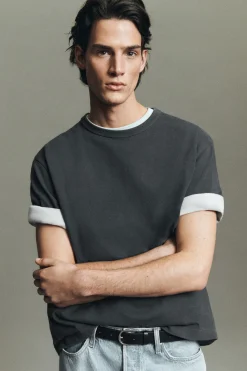 RELAXED HEAVYWEIGHT WASHED-COTTON T-SHIRT