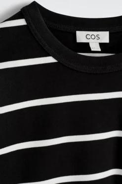 RELAXED JERSEY INTERLOCK LONG-SLEEVED T-SHIRT