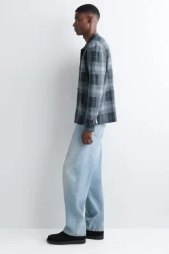 RELAXED KNITTED COTTON SHIRT
