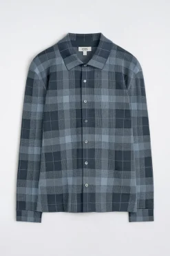 RELAXED KNITTED COTTON SHIRT