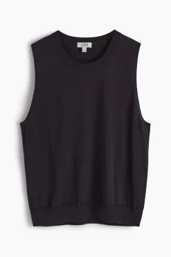RELAXED KNITTED SILK VEST