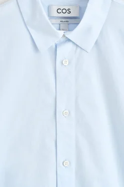 RELAXED PIMA COTTON POPLIN SHIRT
