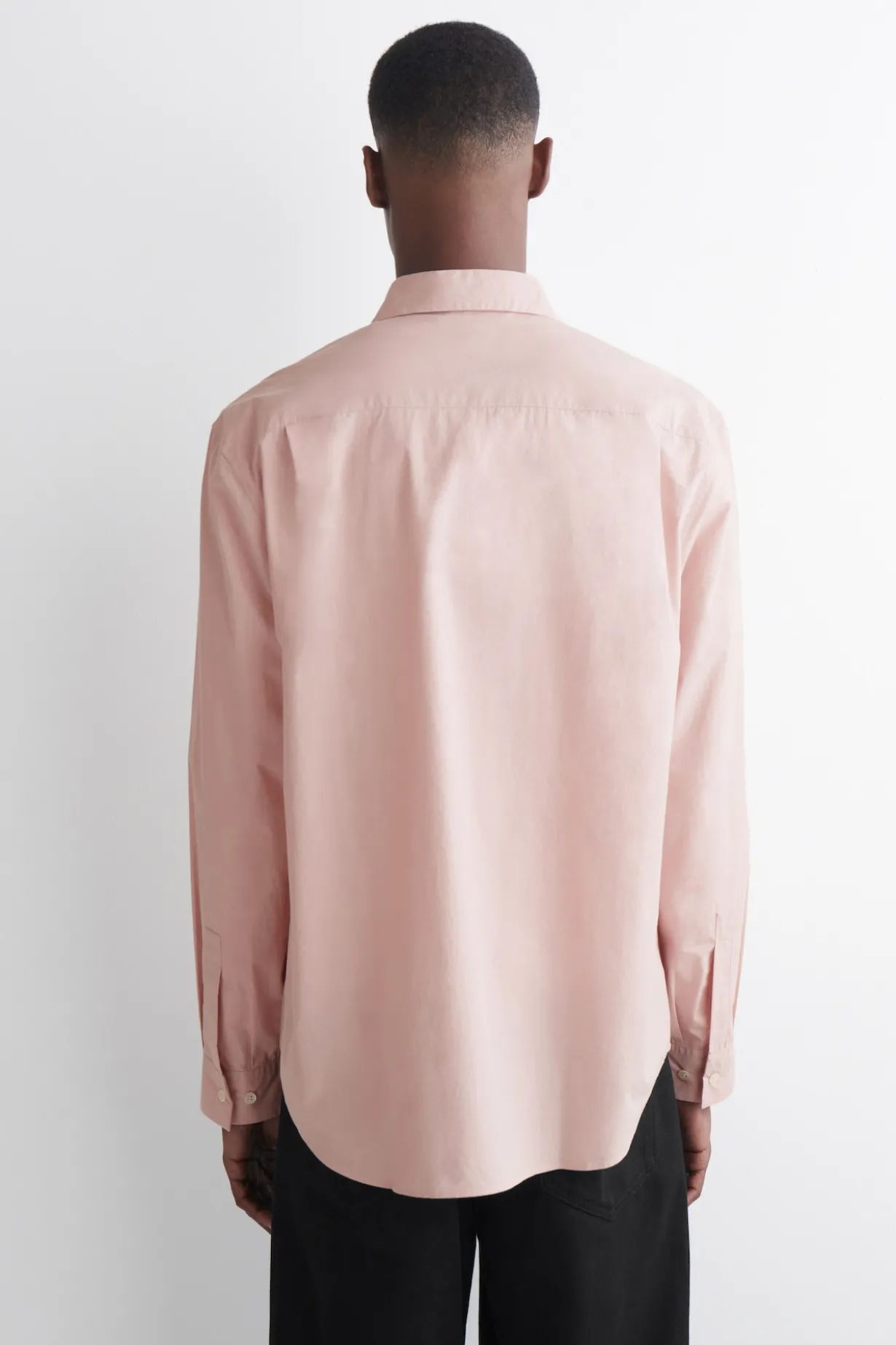 RELAXED PIMA COTTON POPLIN SHIRT