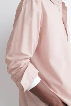 RELAXED PIMA COTTON POPLIN SHIRT