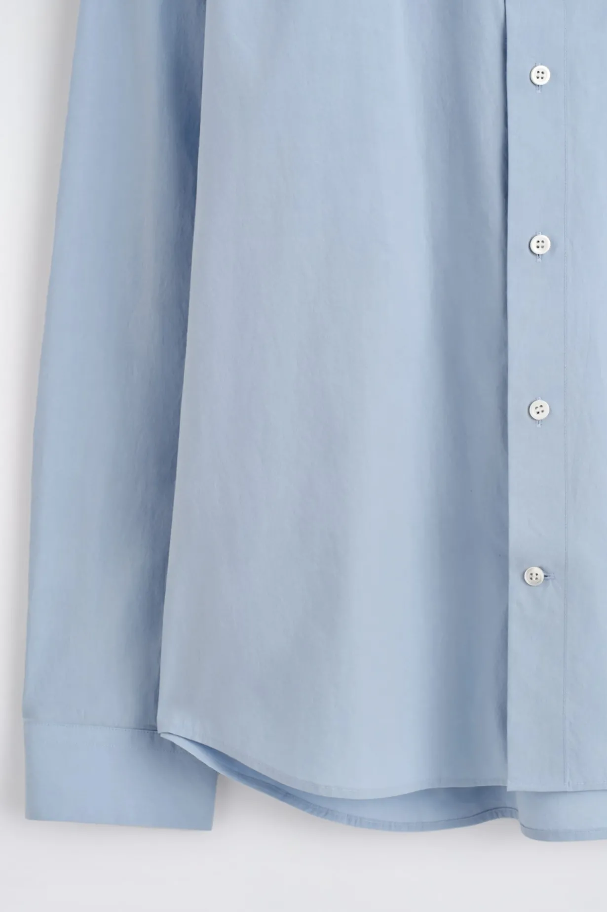 RELAXED PIMA COTTON POPLIN SHIRT
