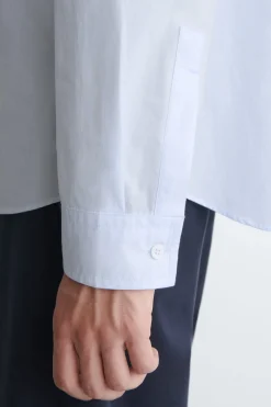 RELAXED PIMA COTTON POPLIN SHIRT