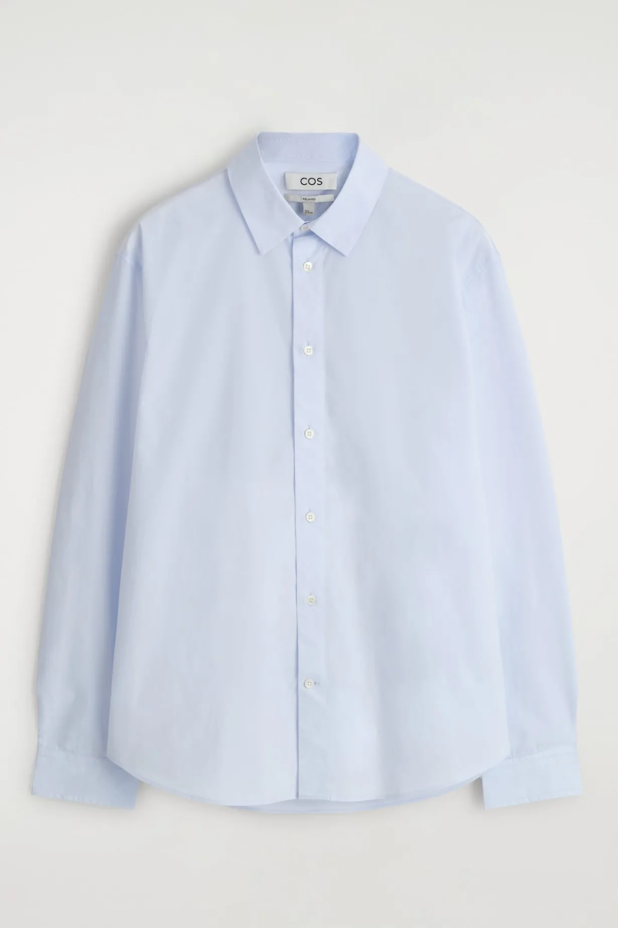 RELAXED PIMA COTTON POPLIN SHIRT