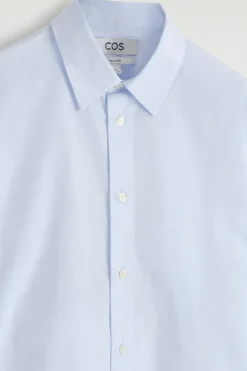 RELAXED PIMA COTTON POPLIN SHIRT