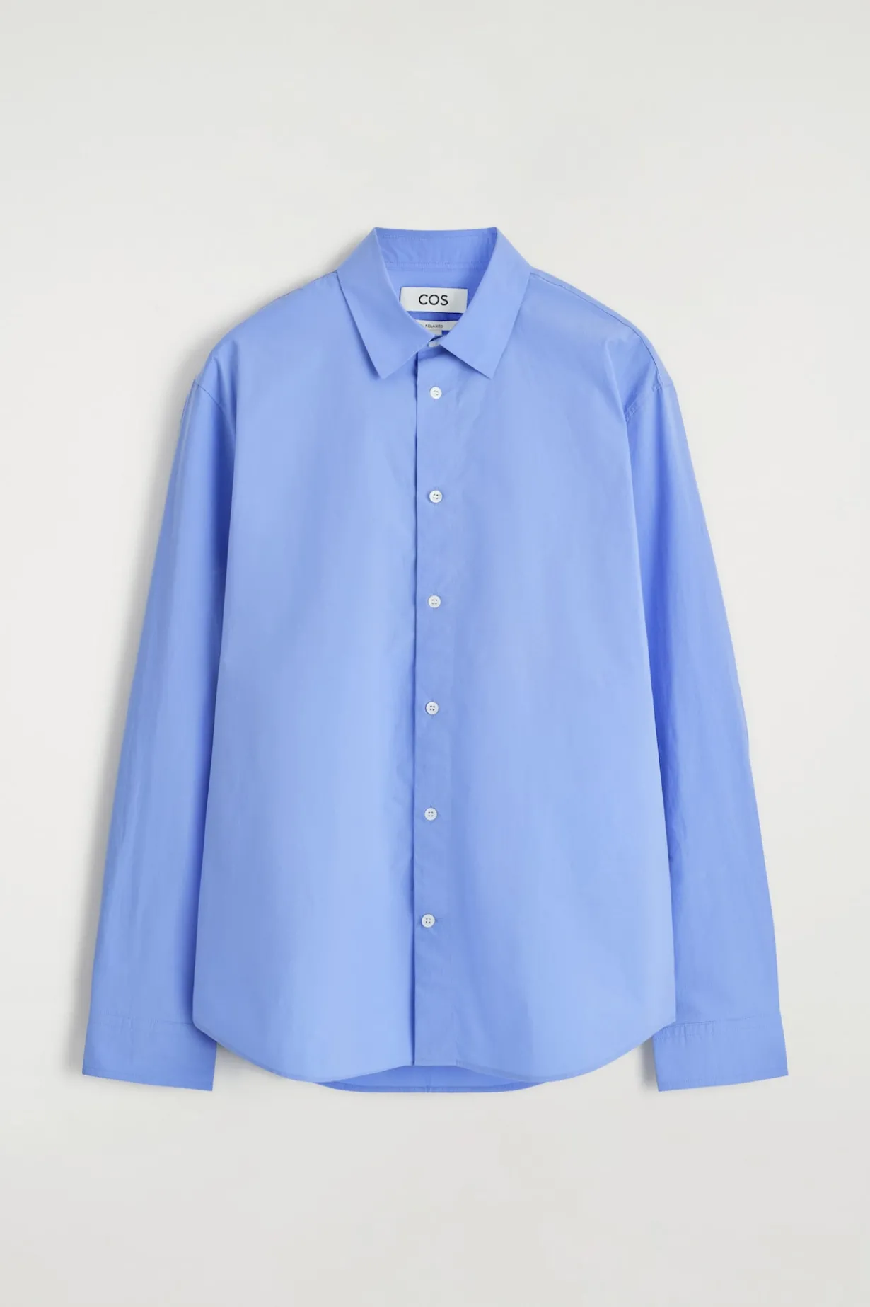 RELAXED PIMA COTTON POPLIN SHIRT