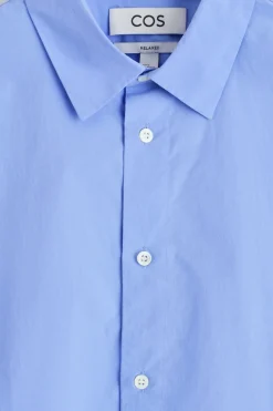 RELAXED PIMA COTTON POPLIN SHIRT