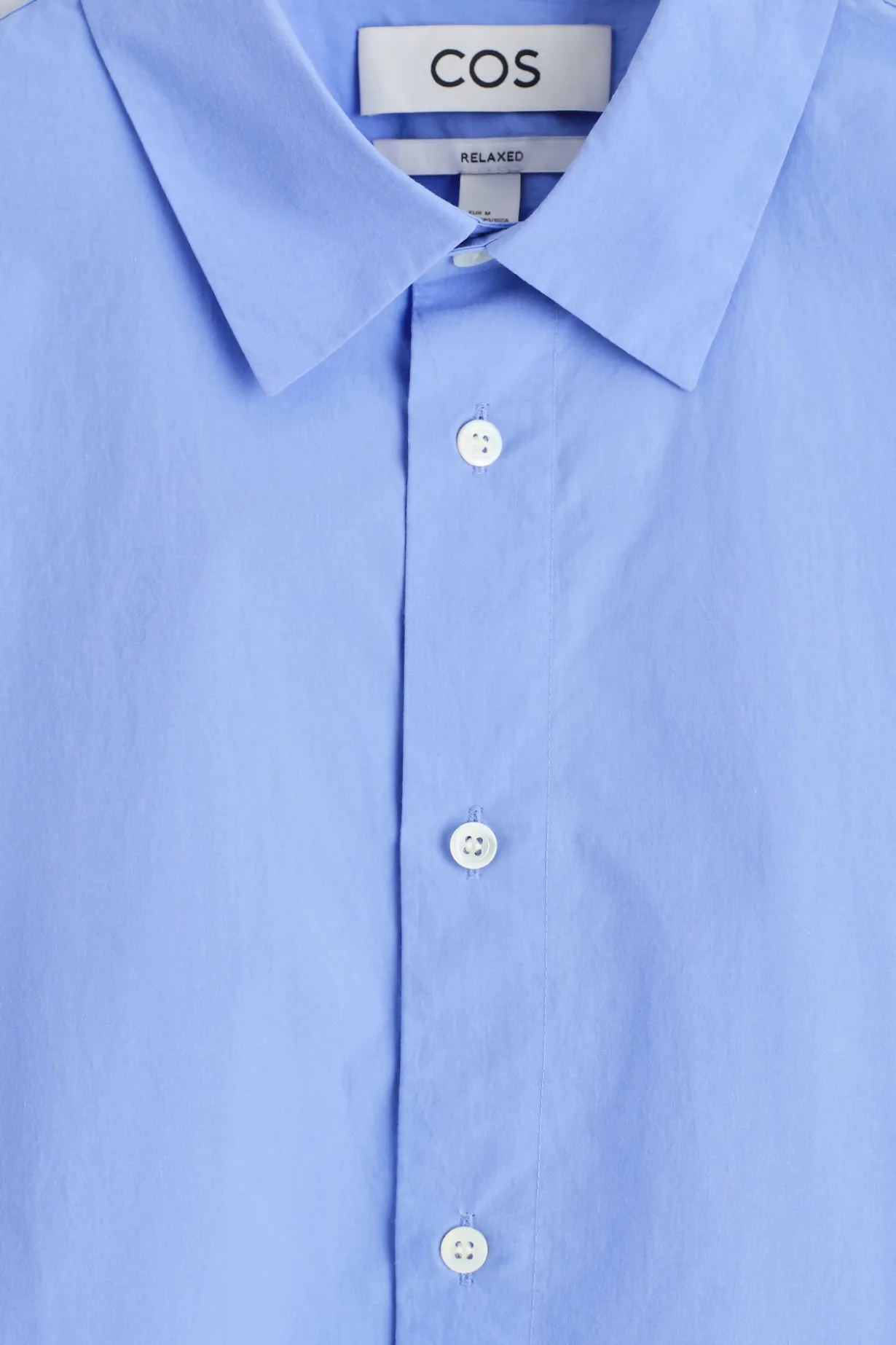RELAXED PIMA COTTON POPLIN SHIRT