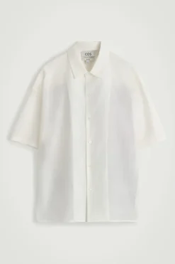 RELAXED SHORT-SLEEVED PRINTED RESORT SHIRT