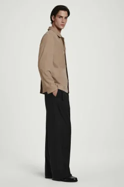 RELAXED SUEDE JACKET