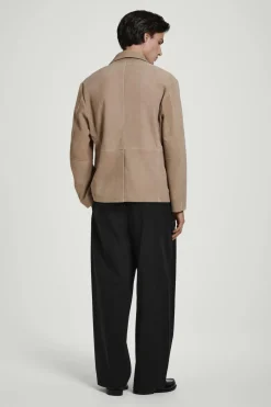 RELAXED SUEDE JACKET