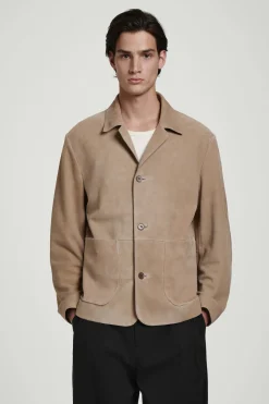 RELAXED SUEDE JACKET