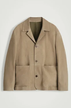 RELAXED SUEDE JACKET