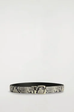 REVERSIBLE LEATHER BELT