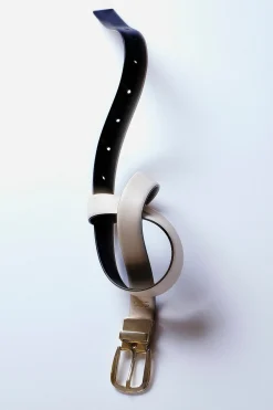 REVERSIBLE LEATHER BELT